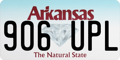 AR license plate 906UPL