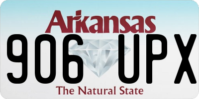 AR license plate 906UPX