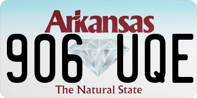 AR license plate 906UQE