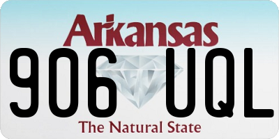 AR license plate 906UQL