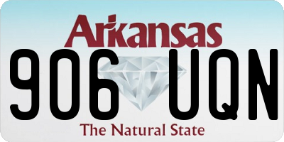 AR license plate 906UQN