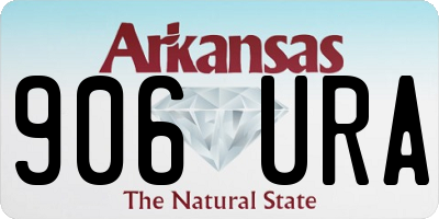 AR license plate 906URA