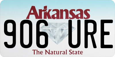 AR license plate 906URE