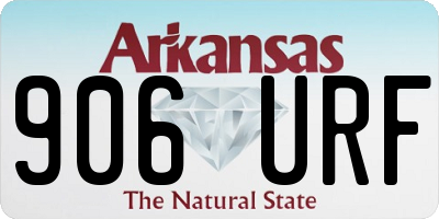 AR license plate 906URF