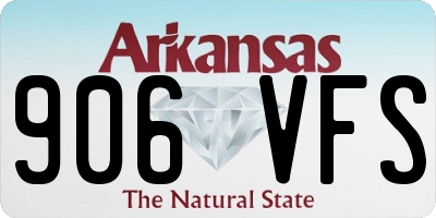 AR license plate 906VFS