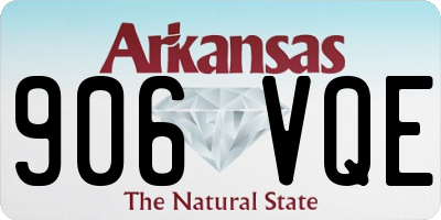 AR license plate 906VQE