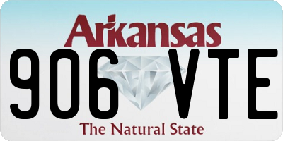 AR license plate 906VTE