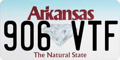 AR license plate 906VTF