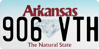 AR license plate 906VTH