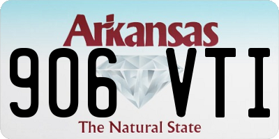 AR license plate 906VTI