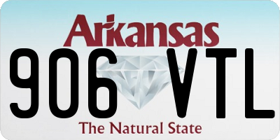 AR license plate 906VTL
