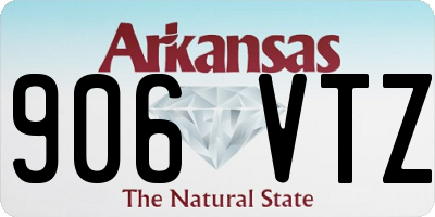AR license plate 906VTZ