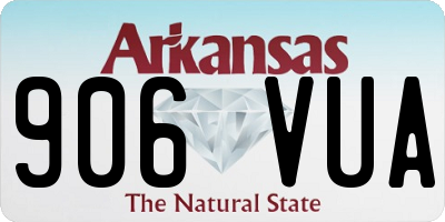 AR license plate 906VUA