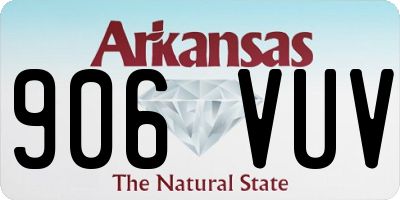 AR license plate 906VUV