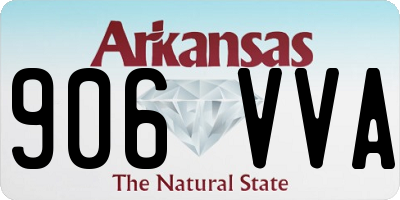 AR license plate 906VVA