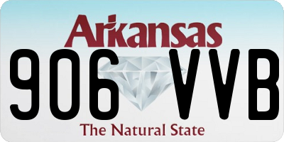 AR license plate 906VVB