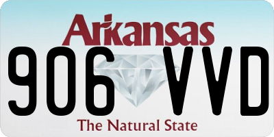 AR license plate 906VVD