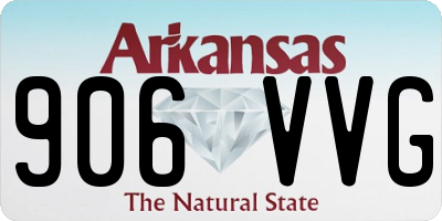 AR license plate 906VVG
