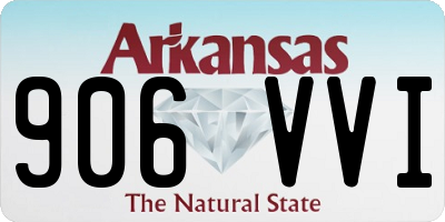 AR license plate 906VVI
