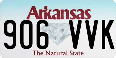 AR license plate 906VVK