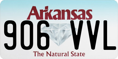 AR license plate 906VVL