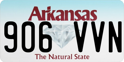 AR license plate 906VVN
