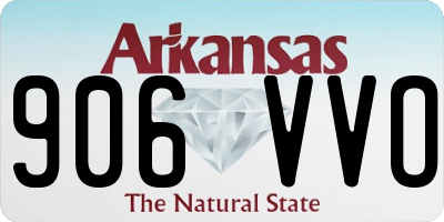 AR license plate 906VVO