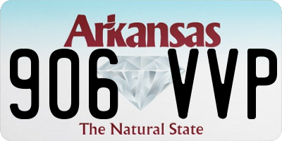 AR license plate 906VVP