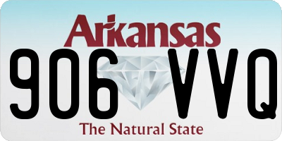 AR license plate 906VVQ