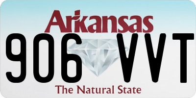 AR license plate 906VVT