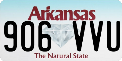 AR license plate 906VVU