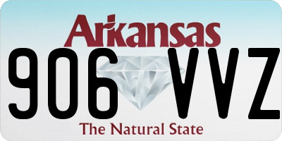 AR license plate 906VVZ