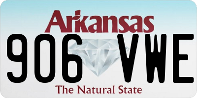 AR license plate 906VWE