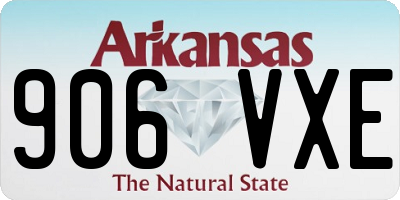 AR license plate 906VXE