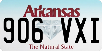 AR license plate 906VXI