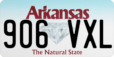 AR license plate 906VXL