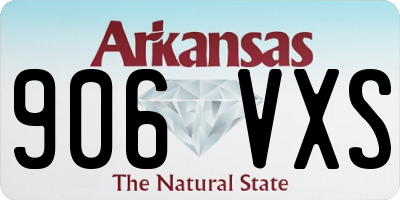 AR license plate 906VXS