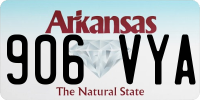 AR license plate 906VYA