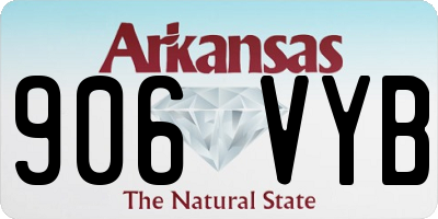 AR license plate 906VYB