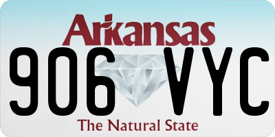 AR license plate 906VYC