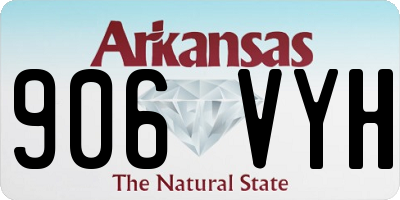 AR license plate 906VYH