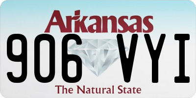 AR license plate 906VYI