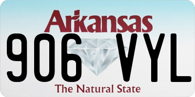 AR license plate 906VYL