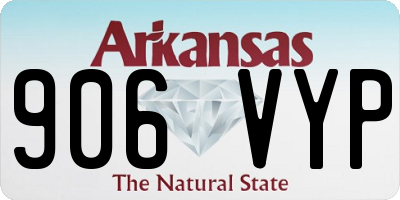 AR license plate 906VYP