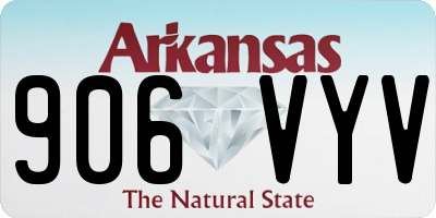 AR license plate 906VYV