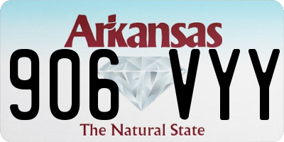 AR license plate 906VYY