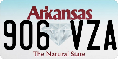 AR license plate 906VZA