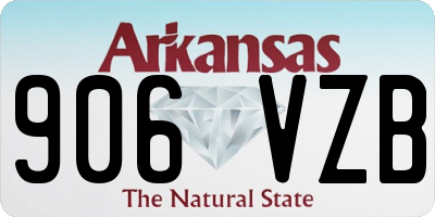 AR license plate 906VZB