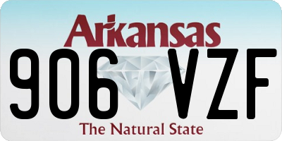 AR license plate 906VZF