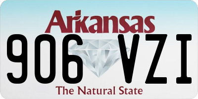 AR license plate 906VZI